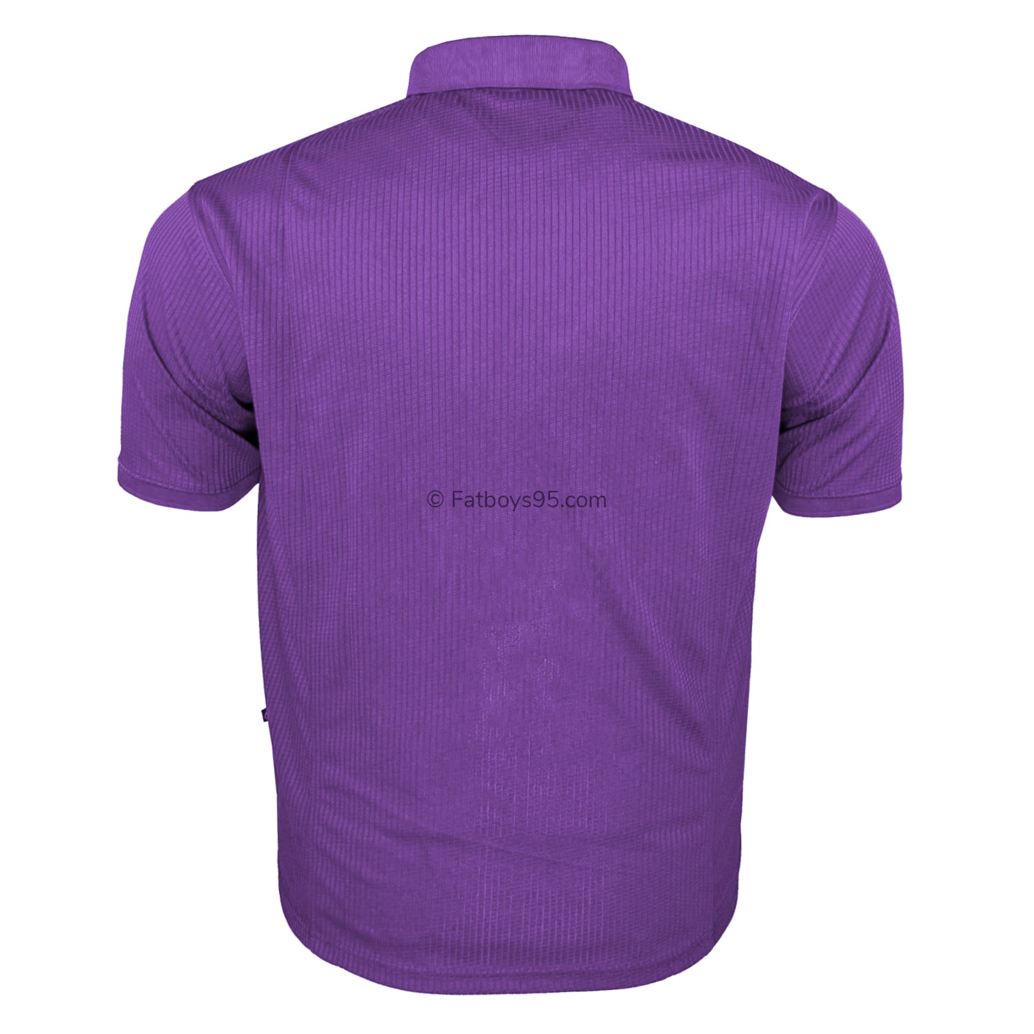Perfect Collection Plain Mesh Polo - Purple 4