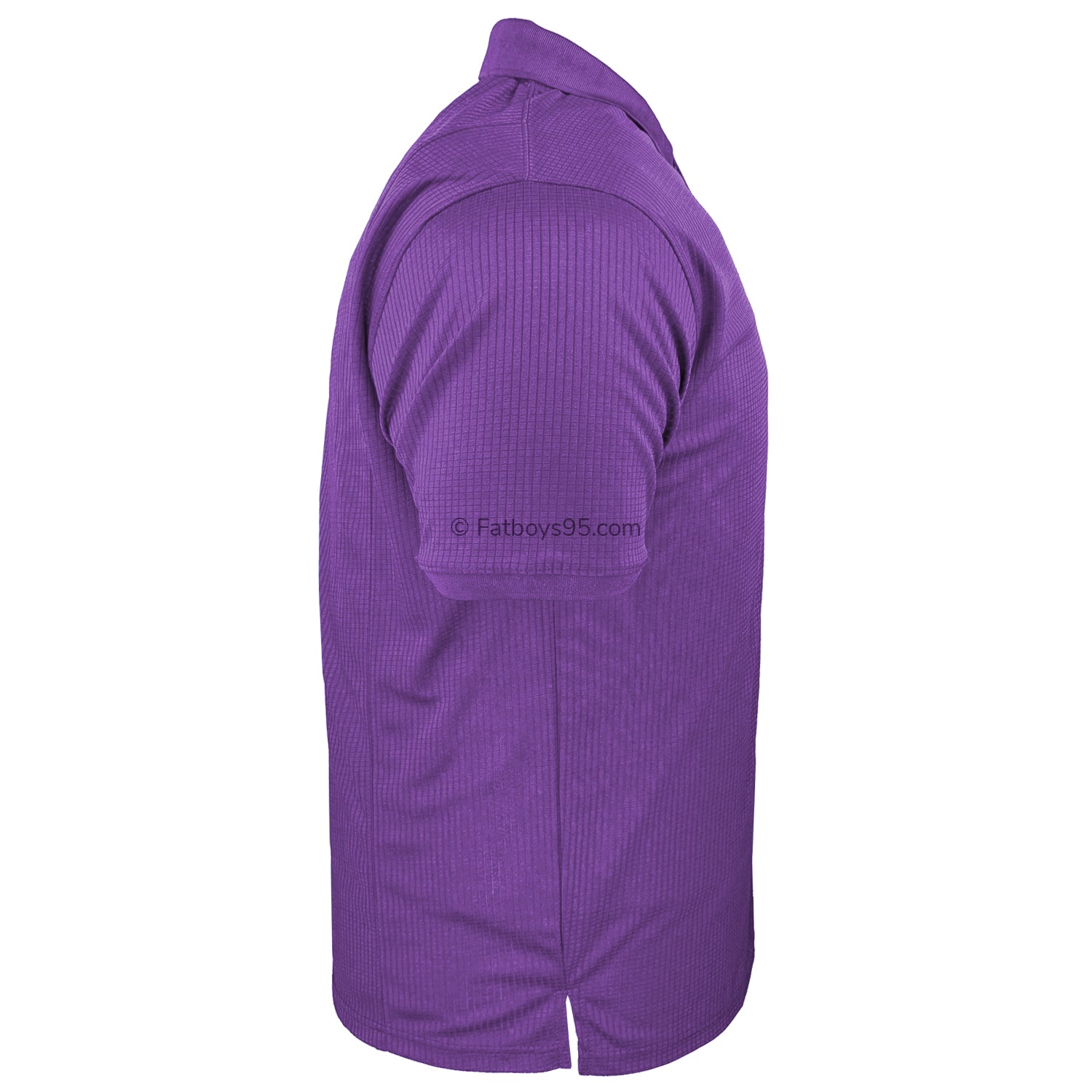 Perfect Collection Plain Mesh Polo - Purple 6