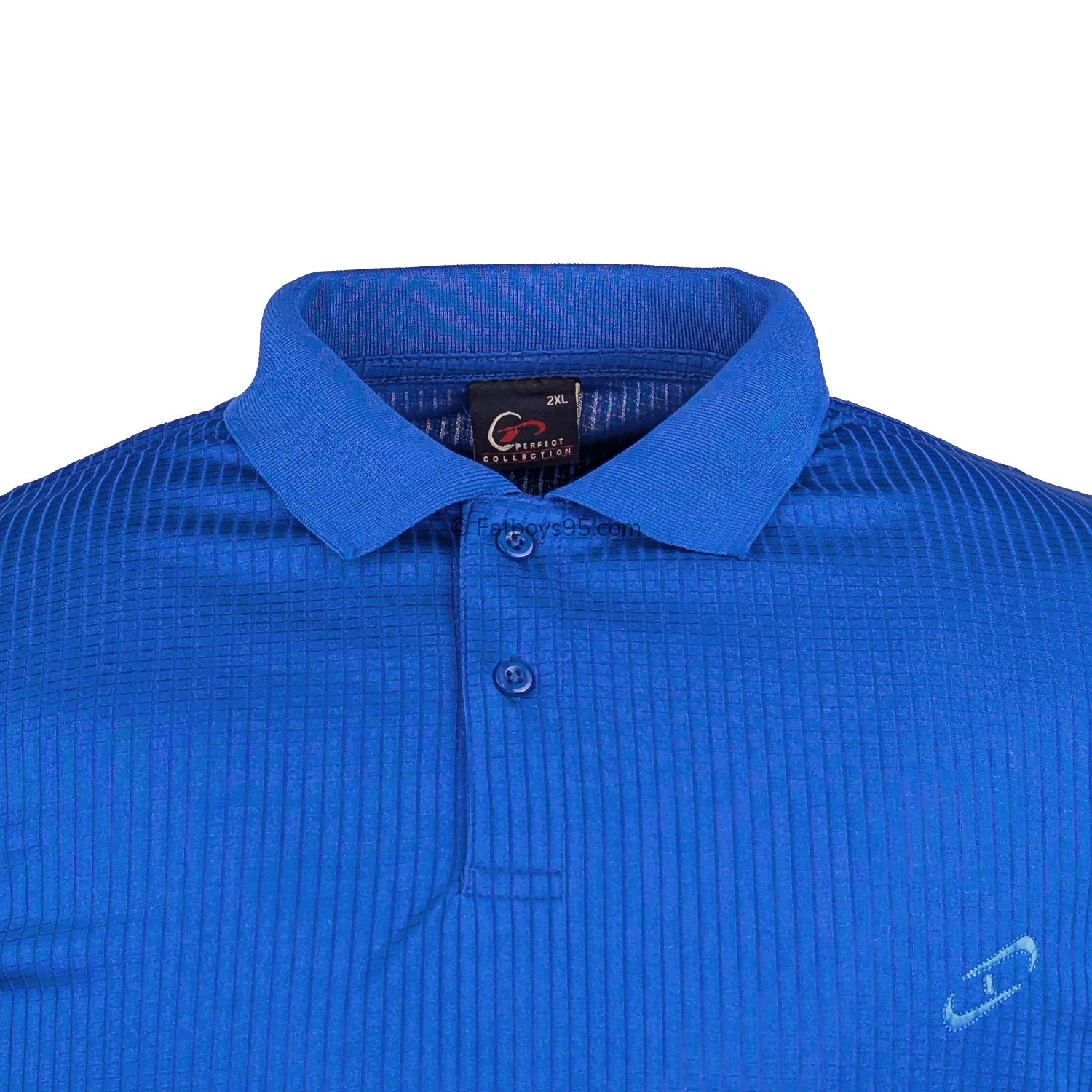 Perfect Collection Plain Mesh Polo - Royal Blue 2