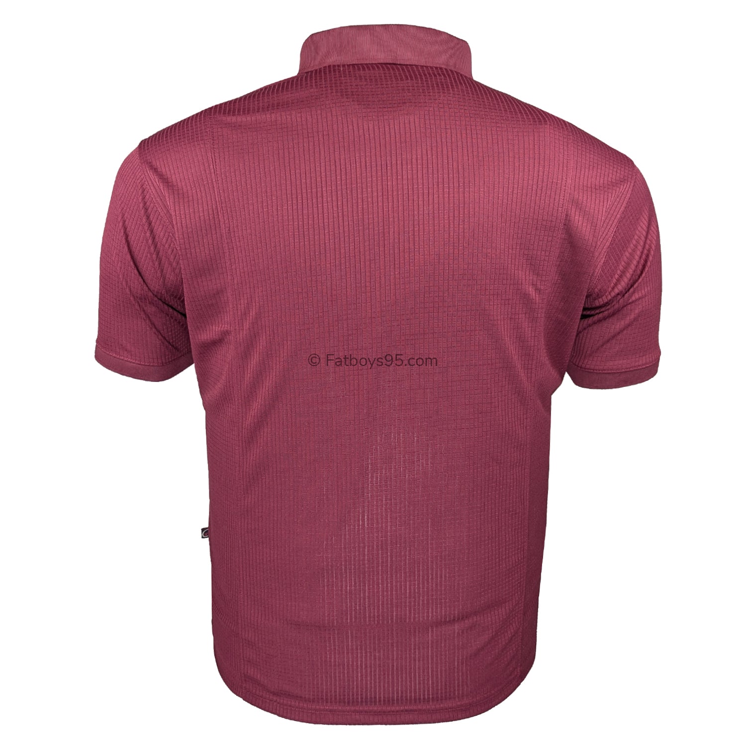 Perfect Collection Plain Mesh Polo - Wine 4