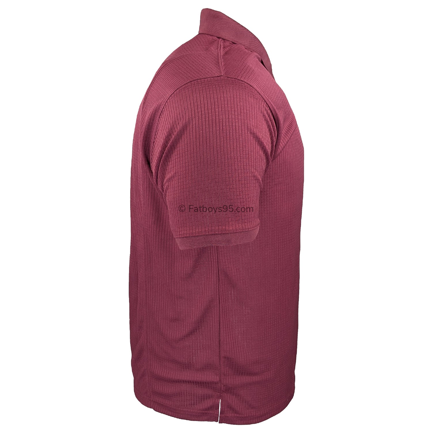 Perfect Collection Plain Mesh Polo - Wine 6