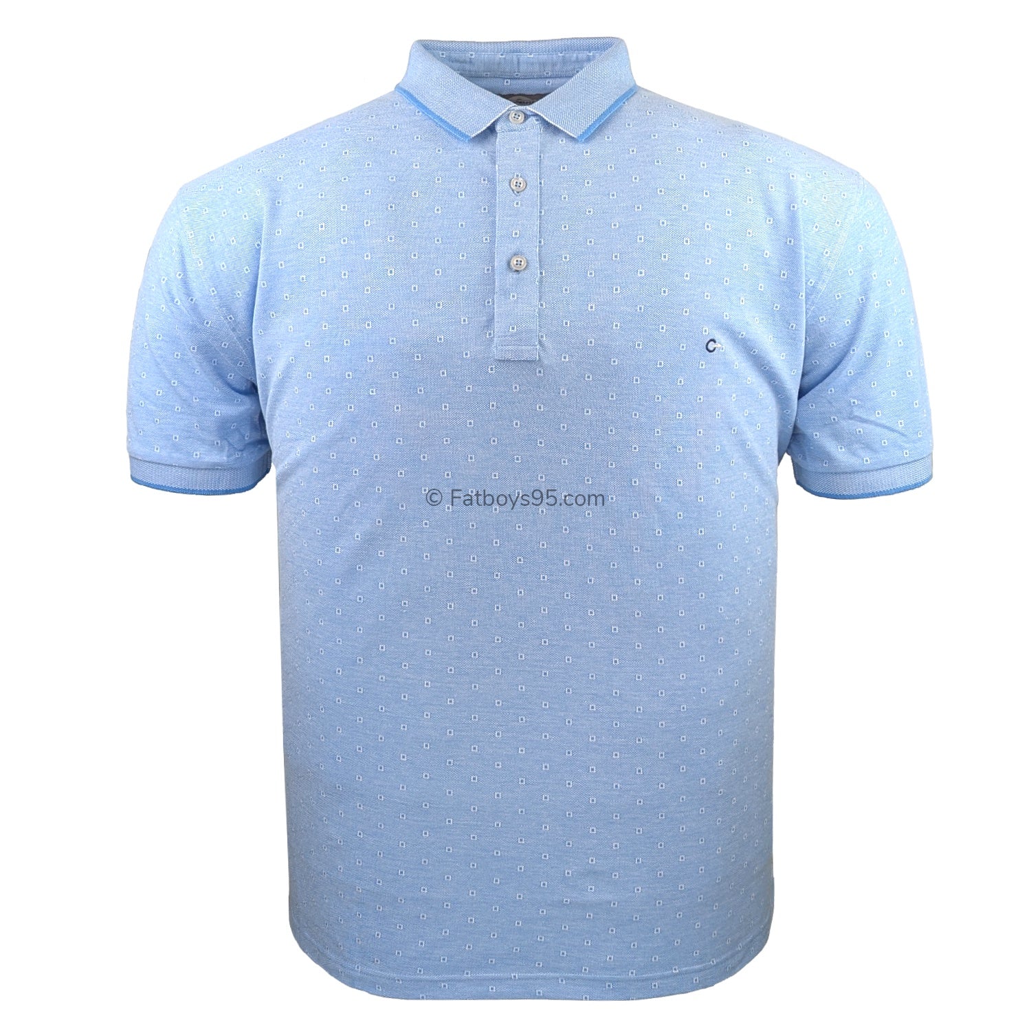 Peter Gribby Polo - PJ23112 - Sky 1