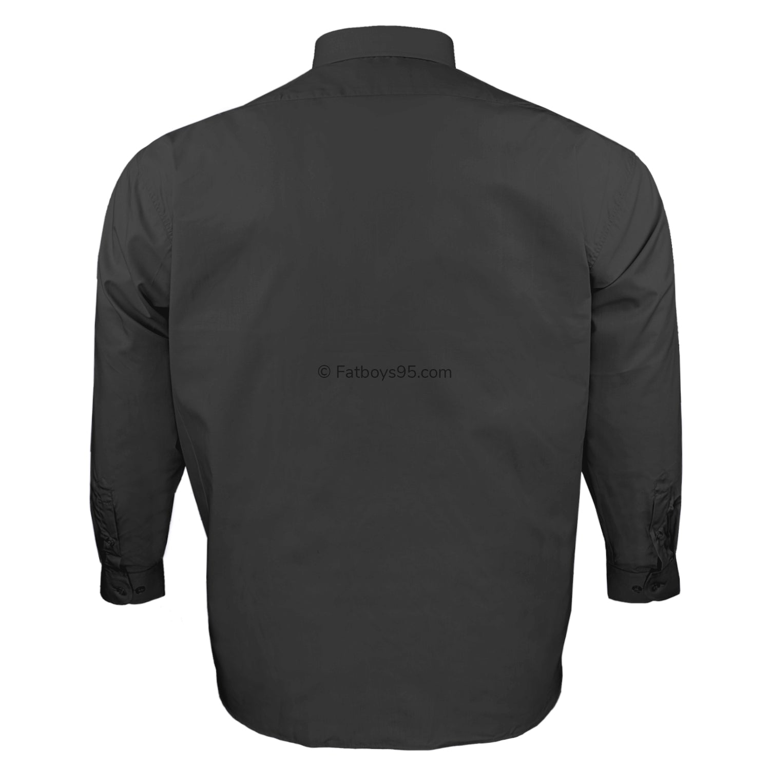 Rael Brook Plain L/S Shirt - 8032 - Black 3