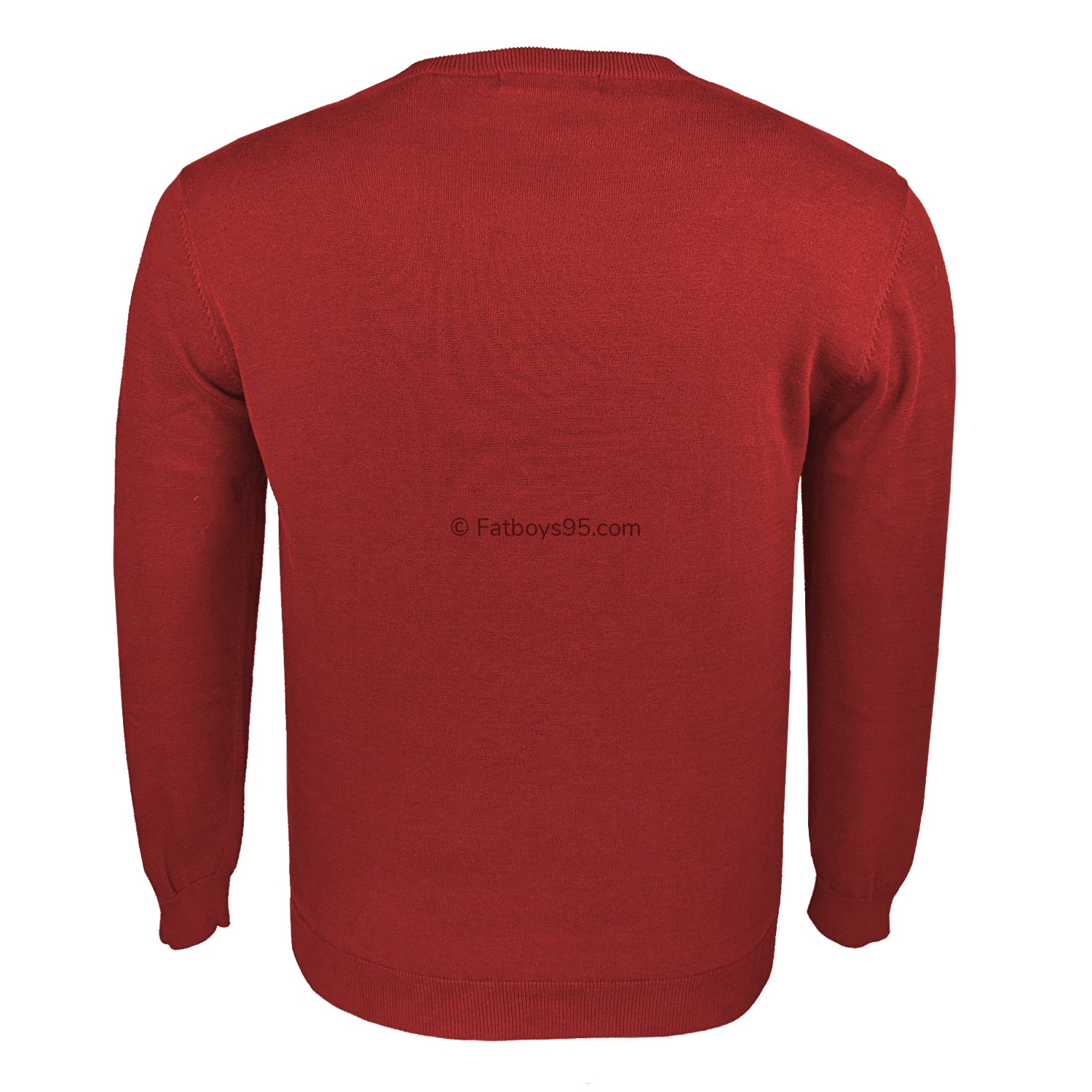 Raging Bull V Neck Sweater - SS1348 - Wine 2