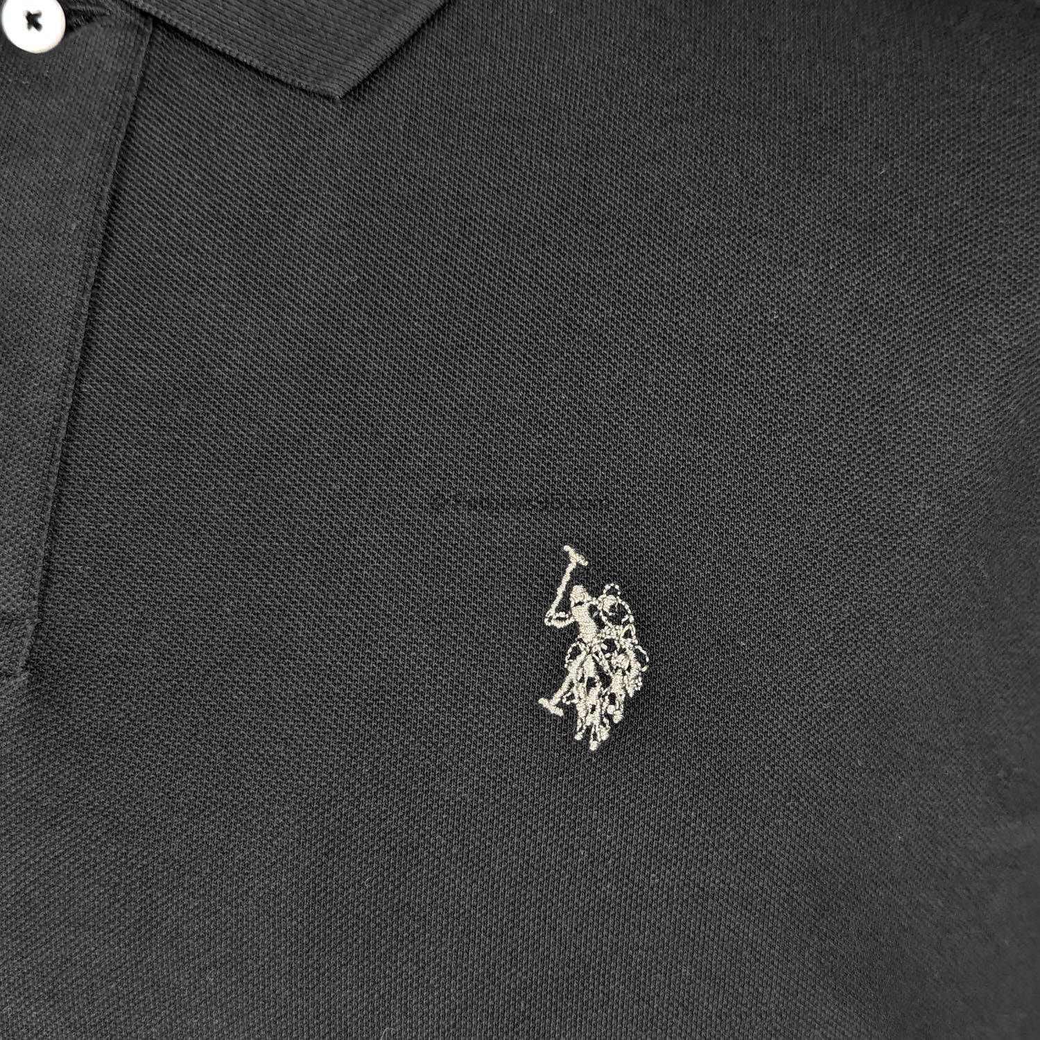 U.S. Polo Assn Core Pique Polo - BUP0001 - Black 3
