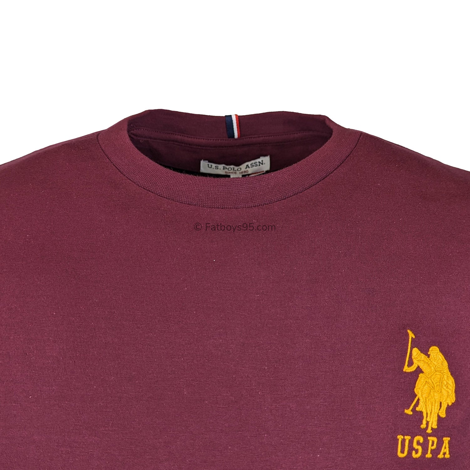 U.S. Polo Assn Large Player 3 Tee - BUP0003 - Windsor Wine 2