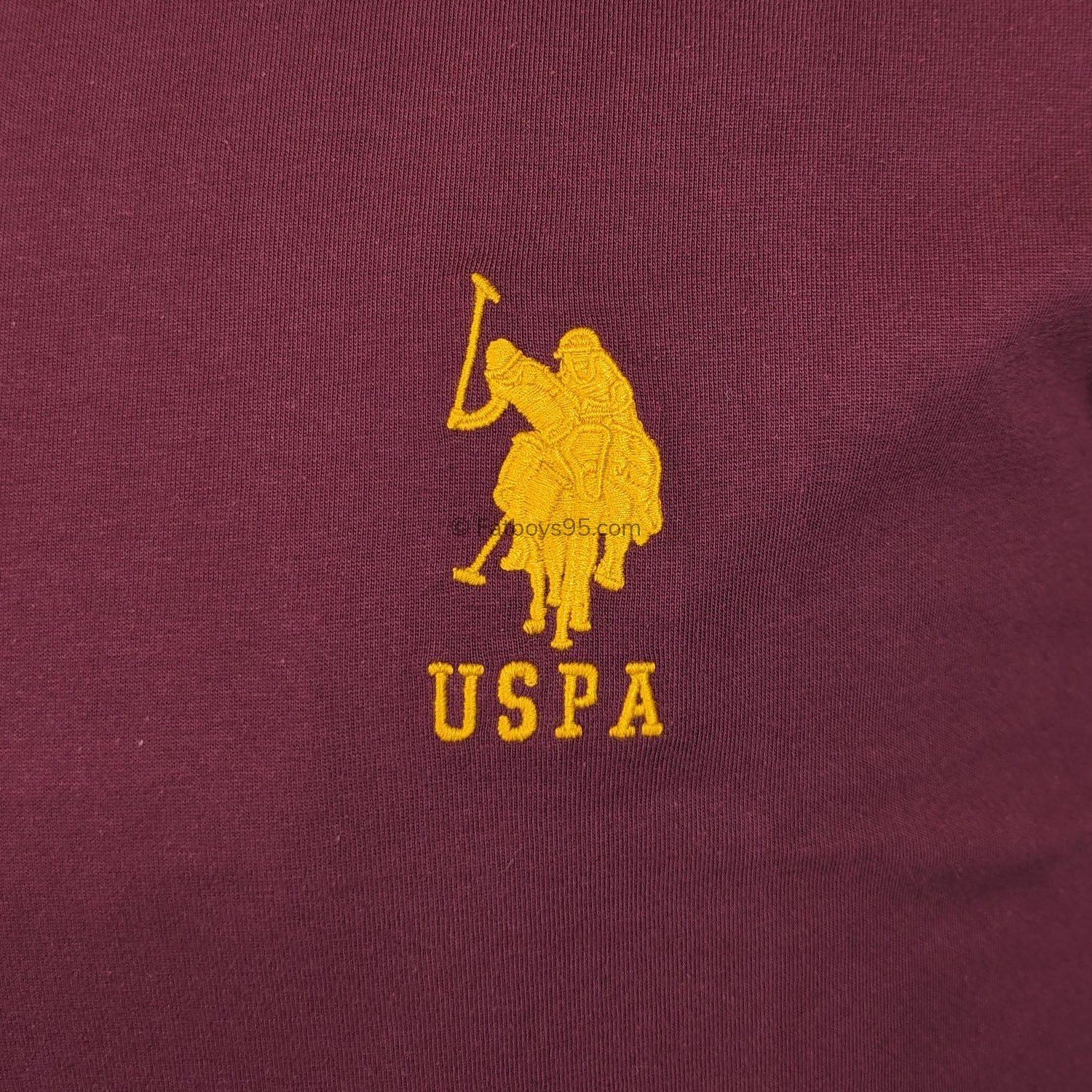 U.S. Polo Assn Large Player 3 Tee - BUP0003 - Windsor Wine 3