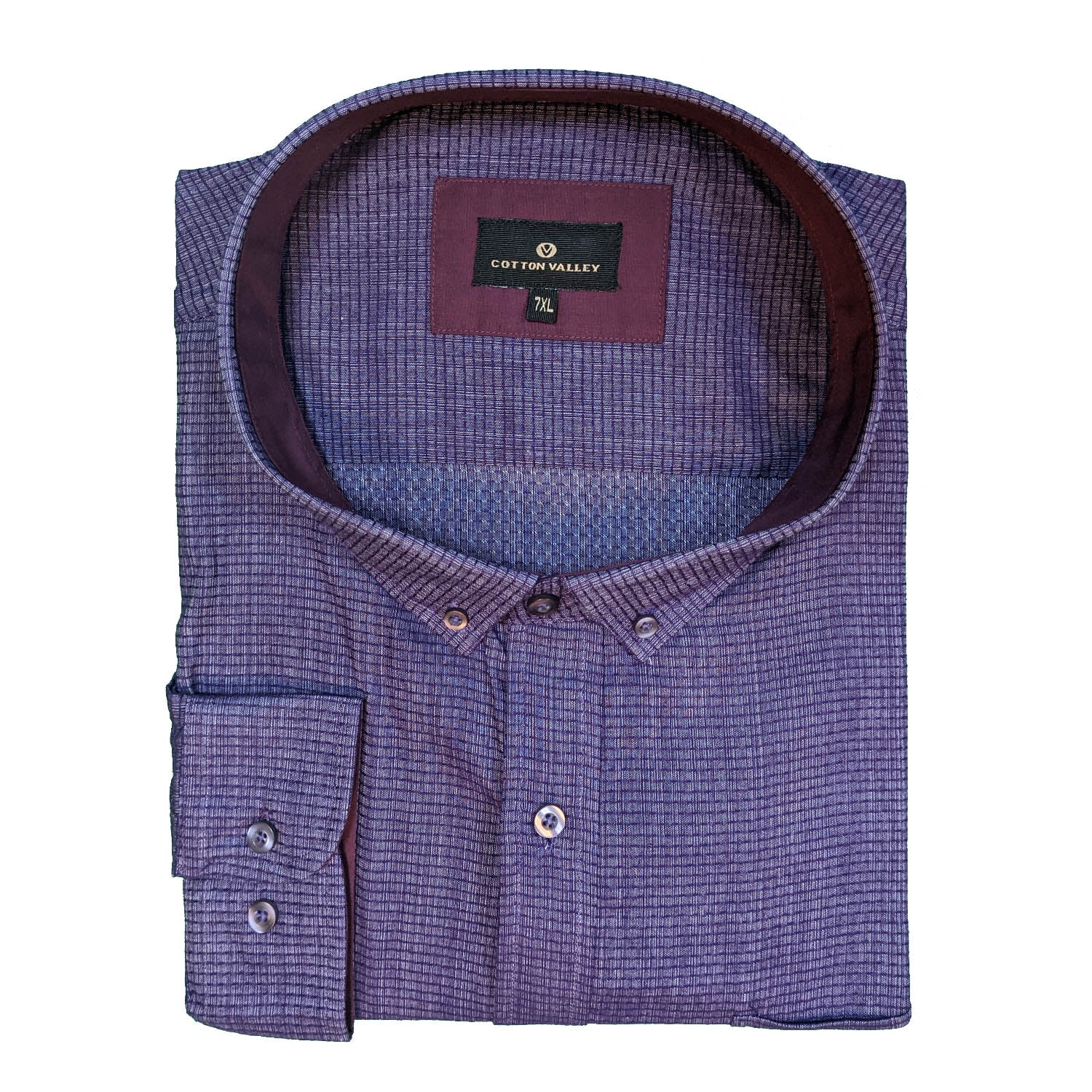Cotton Valley L/S Shirt - 15650 - Purple
