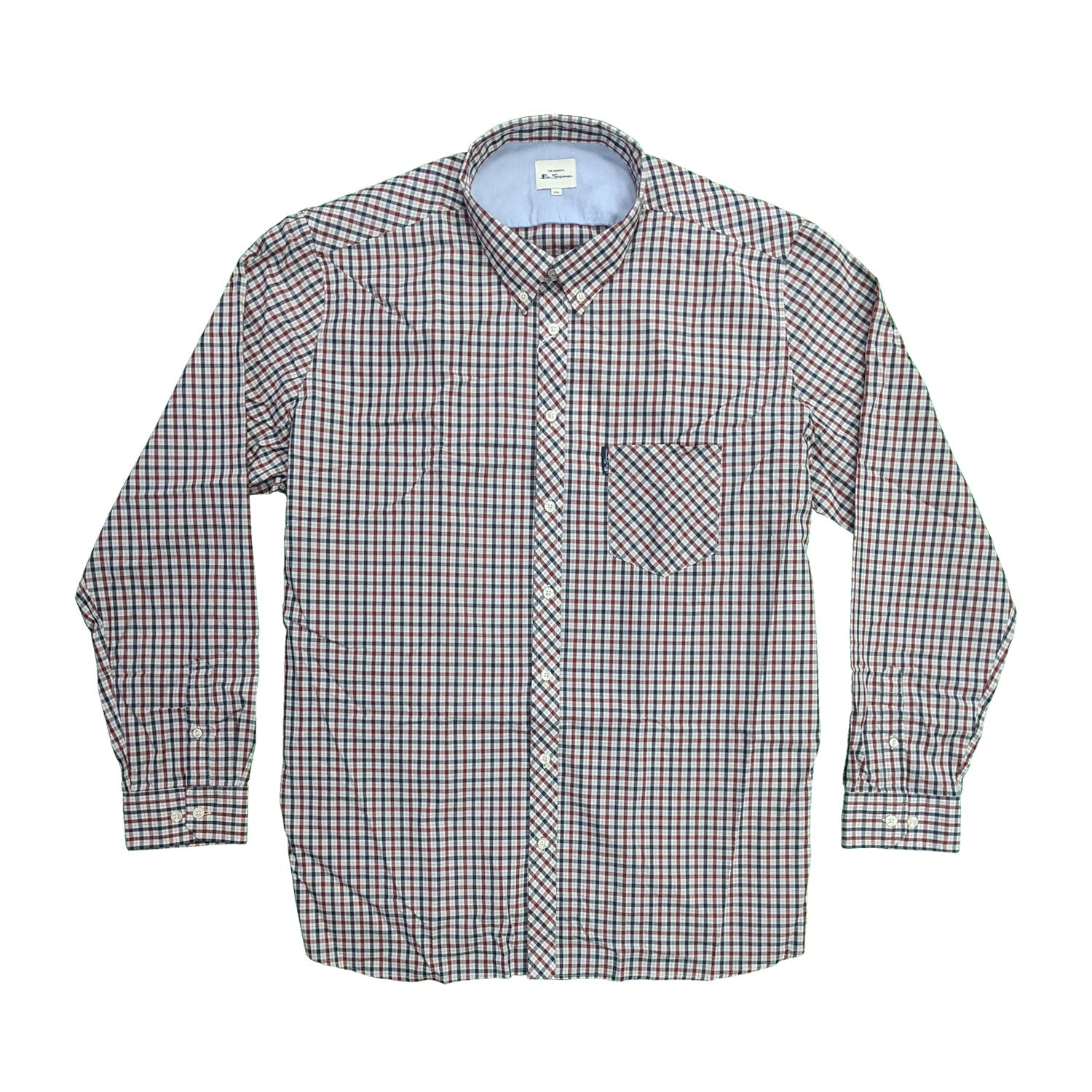 Ben Sherman L/S Shirt - 0059143IL - Red 2