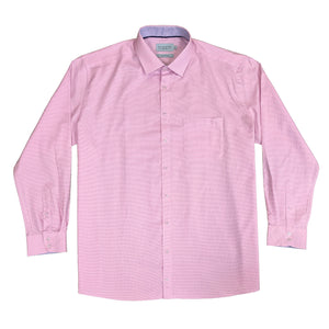 Double Two Square Dobby Weave L/S Shirt - GS4152 - Pink 2