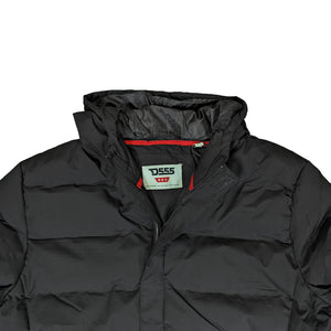 D555 Quitted Parka Jacket - Grove - Black 6