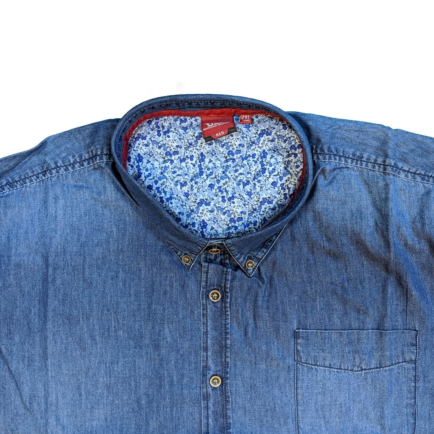 D555 Denim S/S Shirt - KS11475 - Liberty - Vintage 3