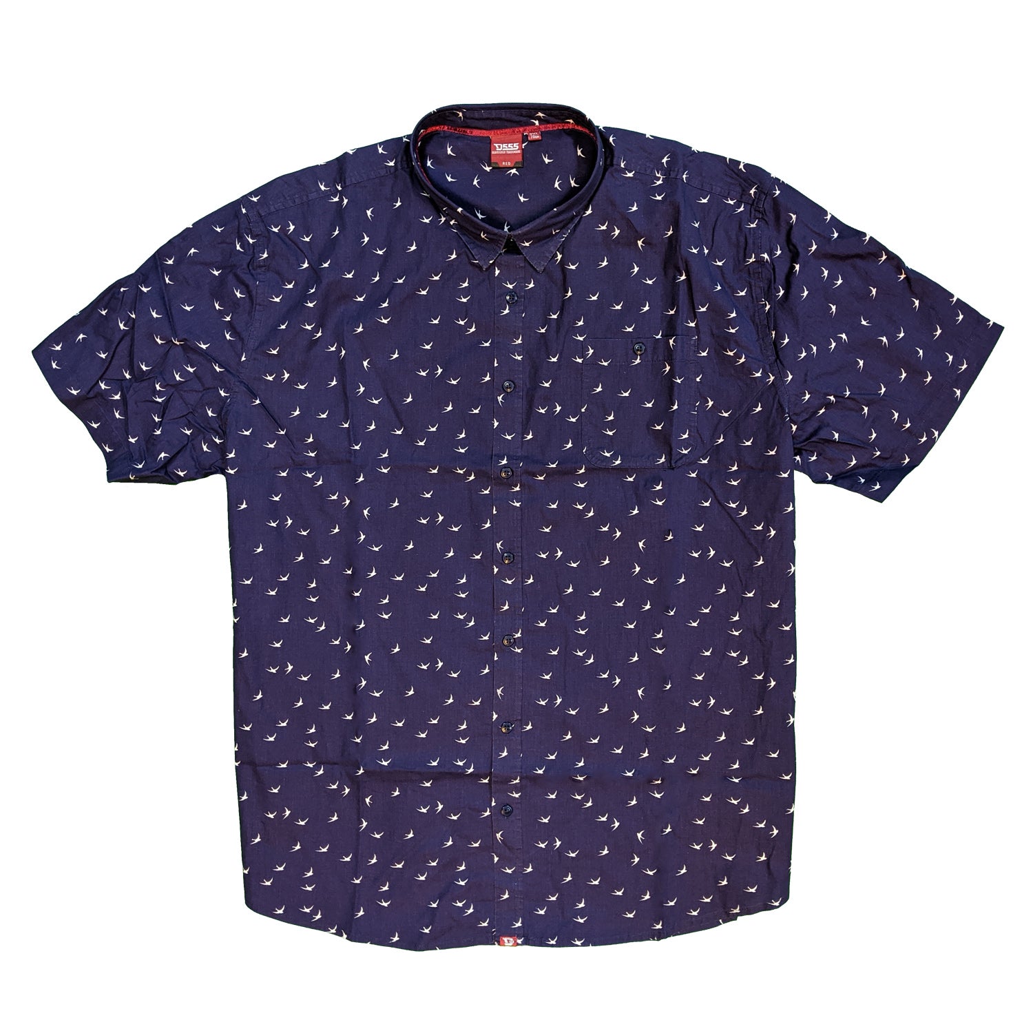 D555 S/S Shirt - KS11476 - Ralph - Navy 2