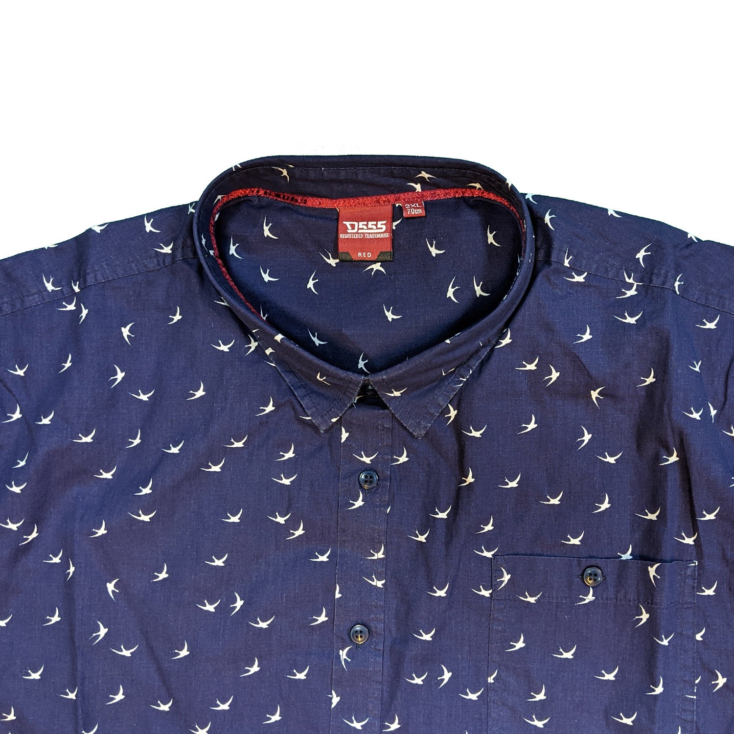 D555 S/S Shirt - KS11476 - Ralph - Navy 3
