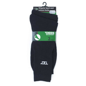 D555 Sports & Leisure Socks - Logan - Black 2