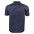 Espionage Floral Print Jersey Polo - P210 - Navy 1