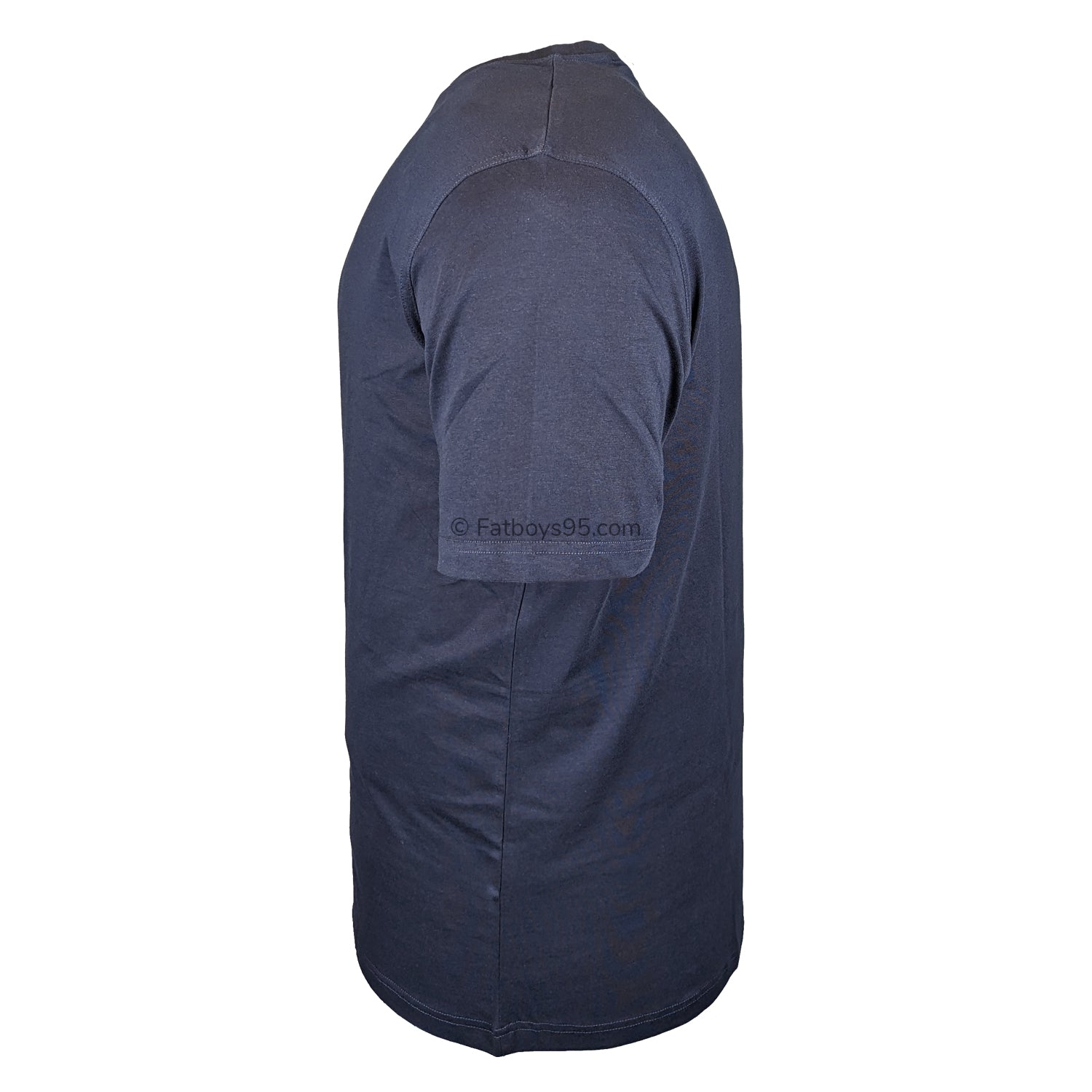 Espionage Plain Round Neck T-Shirt - T015 - Navy4