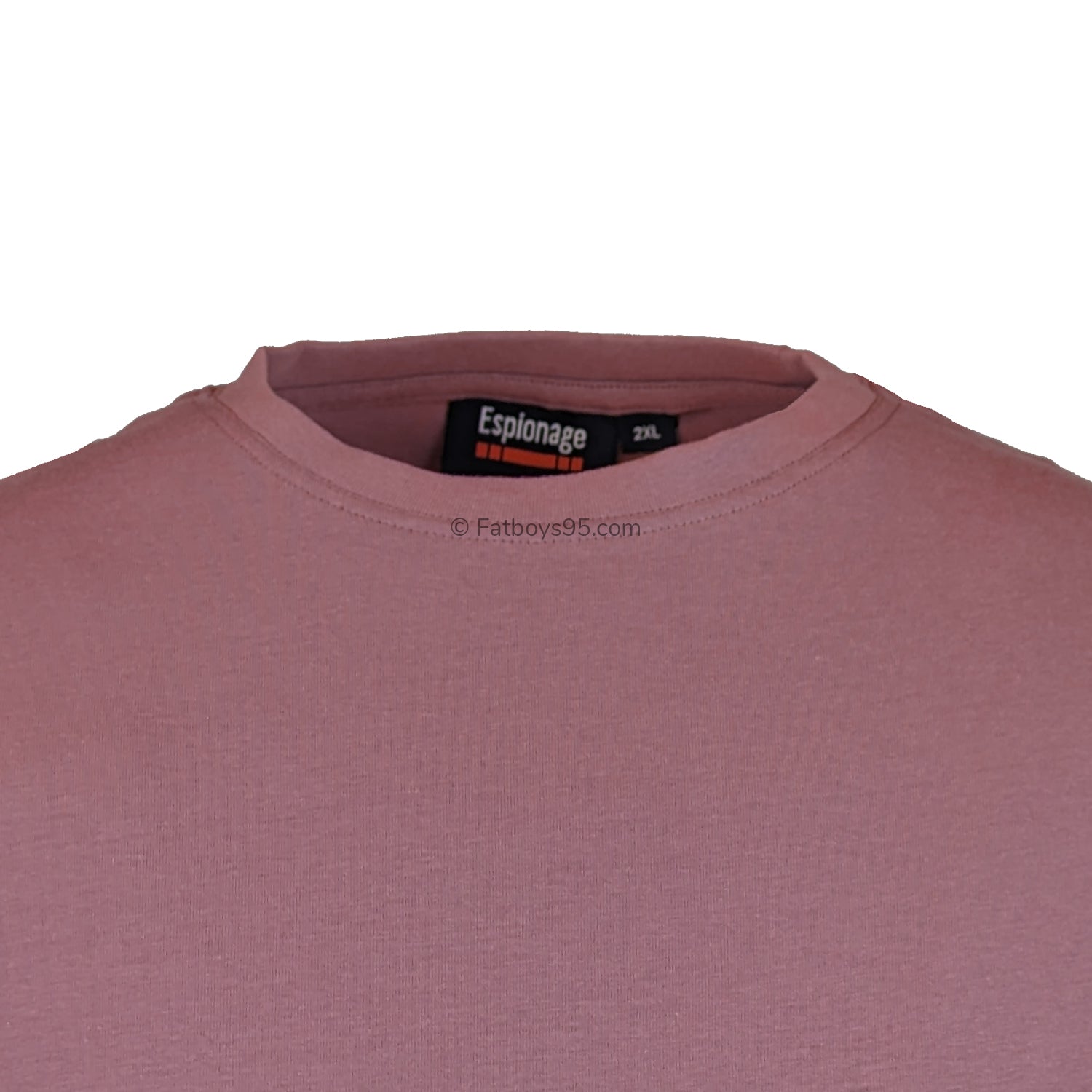 Espionage Plain Round Neck T-Shirt - T015 - Pale Purple 2