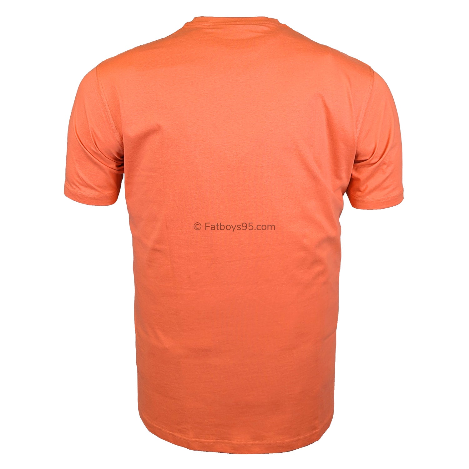 Espionage Plain Round Neck T-Shirt - T015 - Soft Orange 3