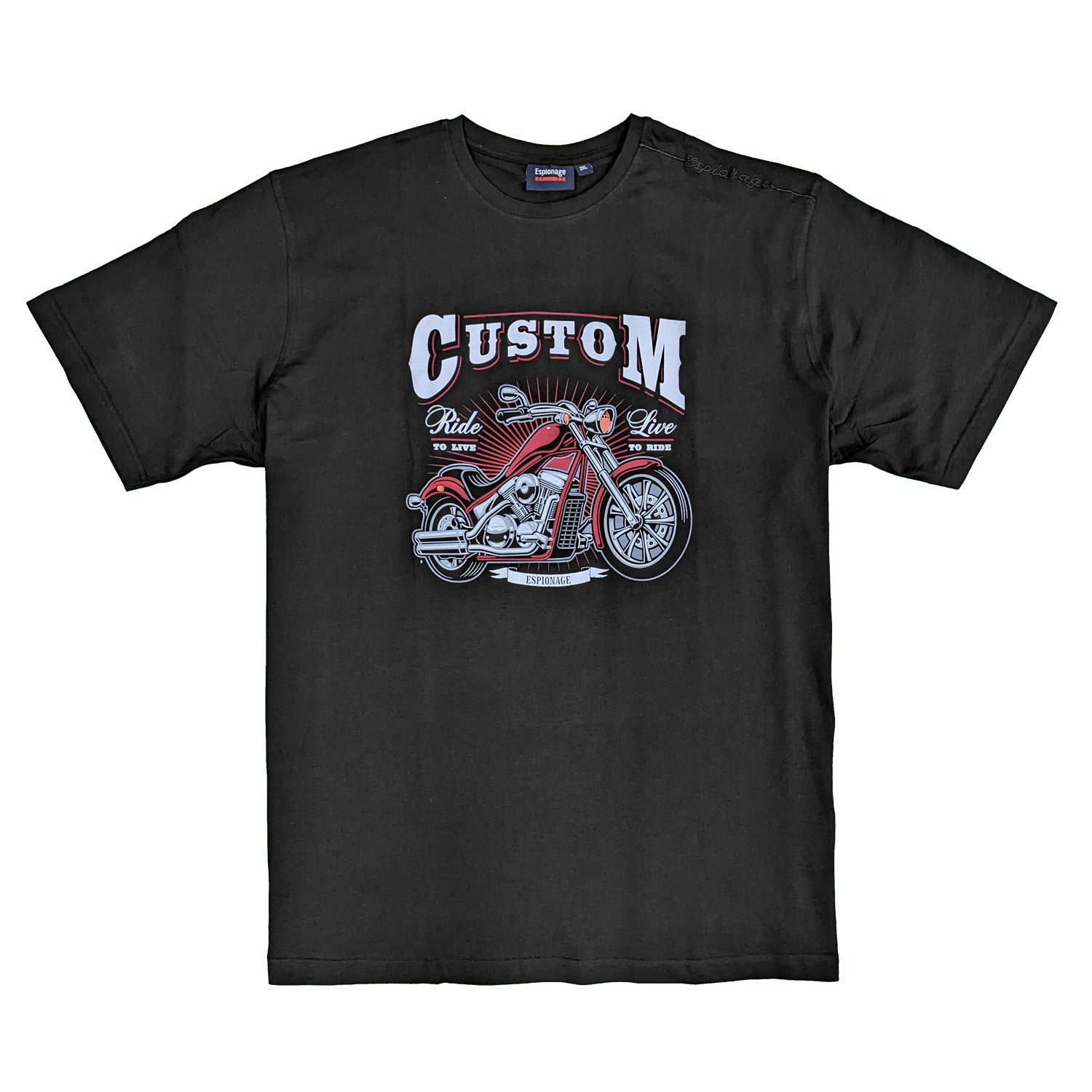 Espionage Signature Custom Tee - T363 - Black 1