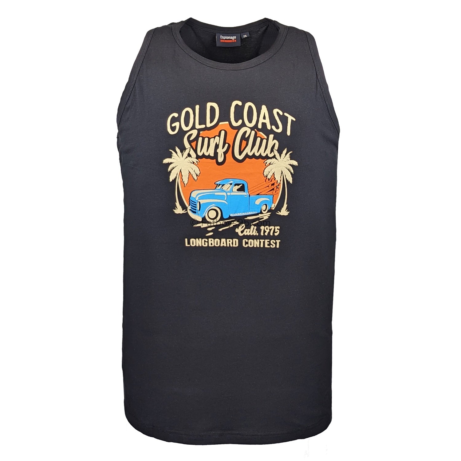 Espionage Gold Coast Vest - T405 - Black 1