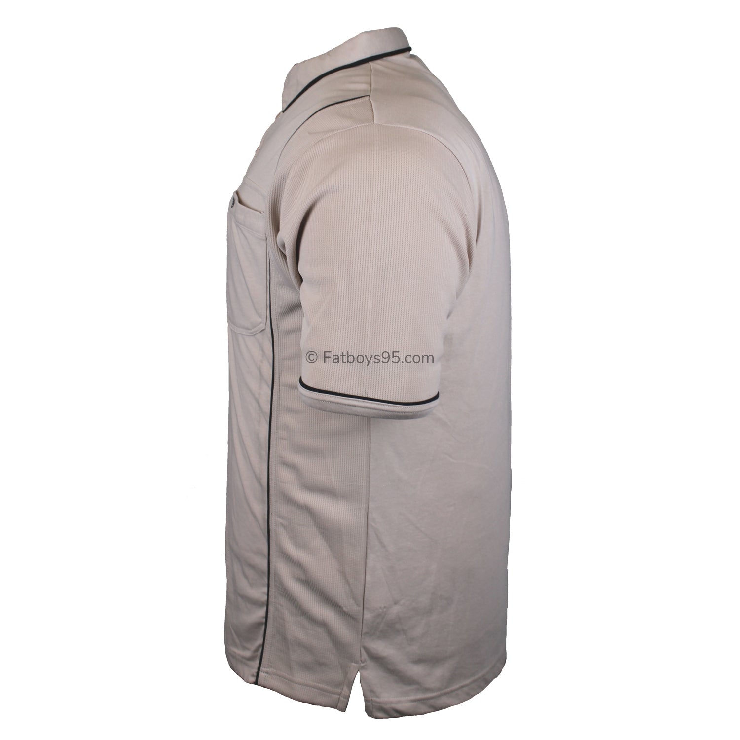 Forge Light Weight Panelled Golf Polo - FBS 419 - Taupe 4