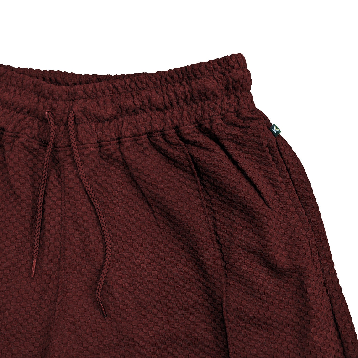 Kam Jaquard Mesh Shorts - KBS 3305 - Burgundy 2