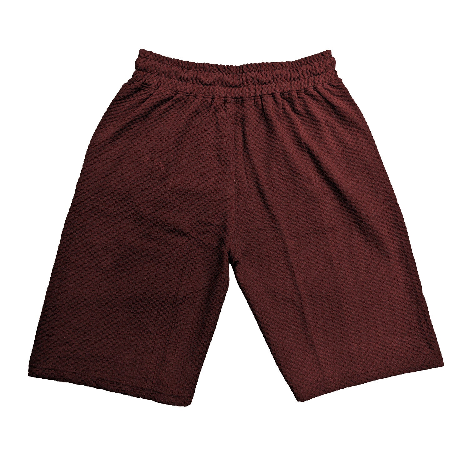 Kam Jaquard Mesh Shorts - KBS 3305 - Burgundy 3