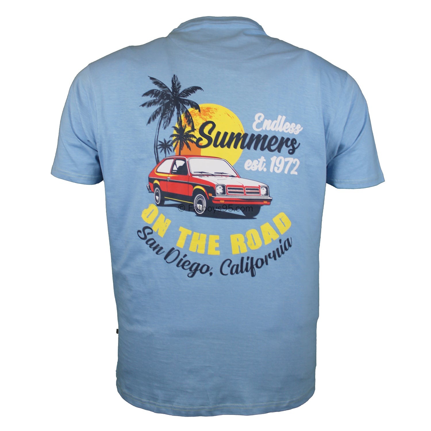 Kam Endless Summers Print Tee - KBS 5711 - Blue Bell 1