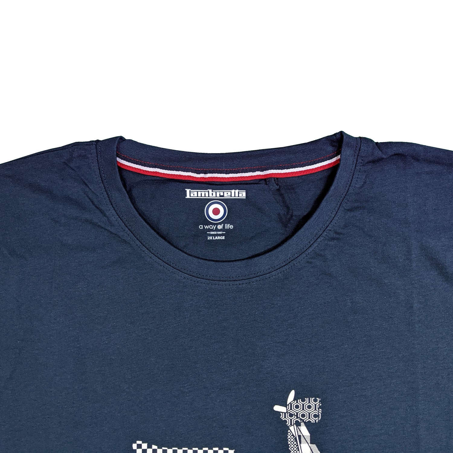 Lambretta Scooter Mix T-Shirt - LB9818 - Navy 2