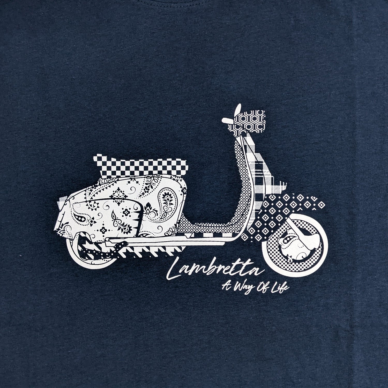 Lambretta Scooter Mix T-Shirt - LB9818 - Navy 3