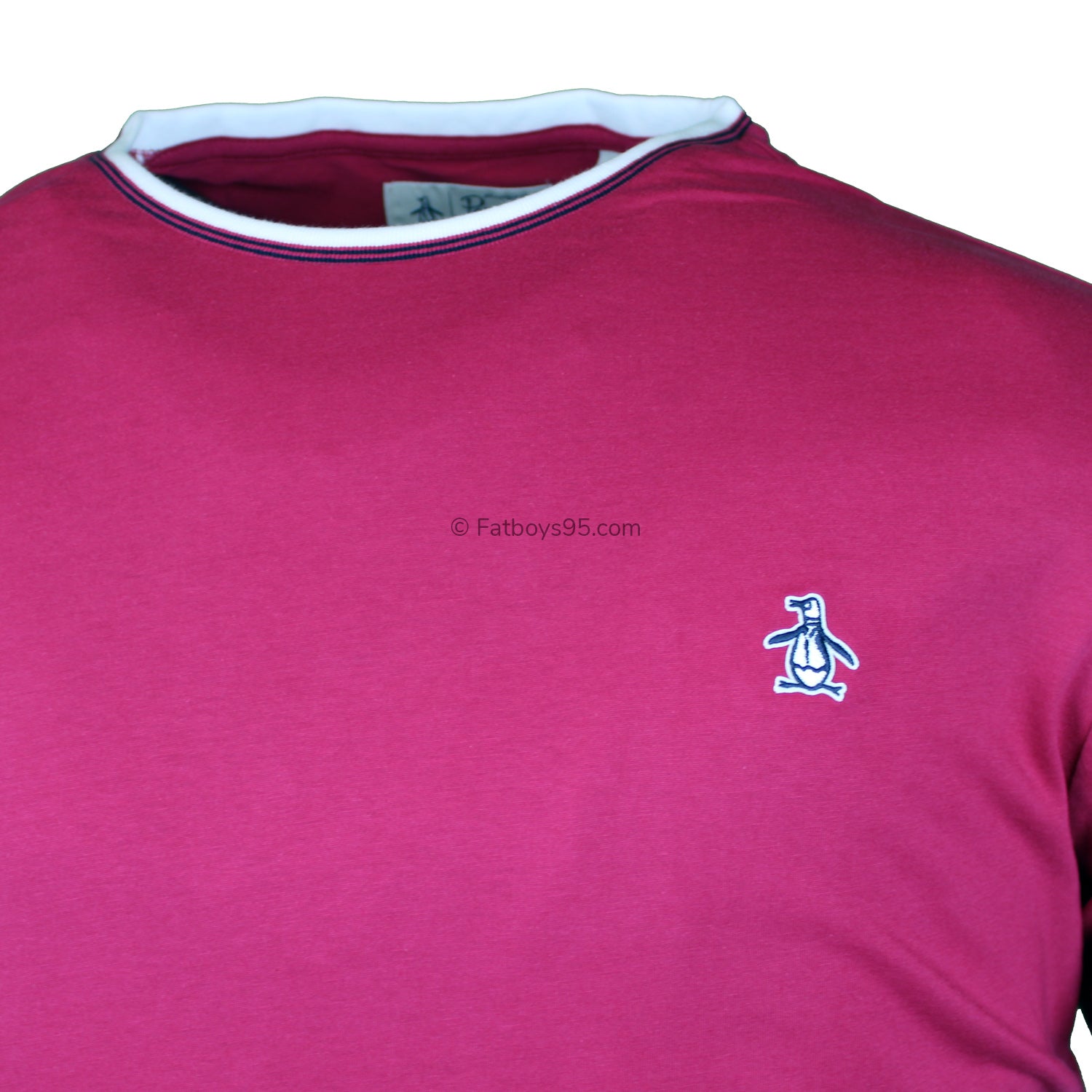 Penguin T-Shirt - OJKS3718 - Sangria 2