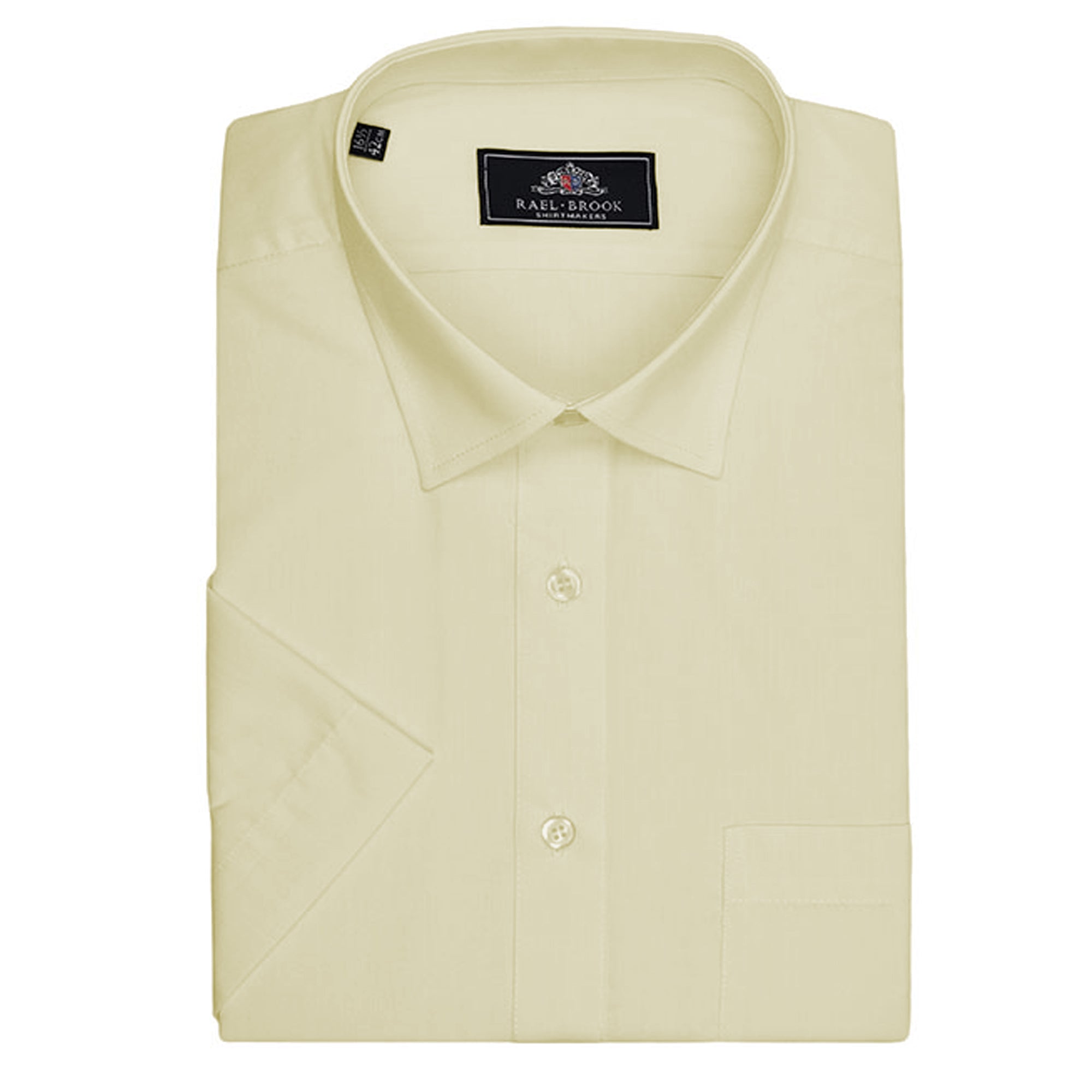 Rael Brook Plain S/S Shirt - 78027 - Ecru 1