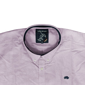 Raging Bull L/S Signature Oxford Shirt - A18CS242 - Purple 3