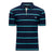 Raging Bull Stripe Rugby Polo - S22RU05 - Turquoise 1