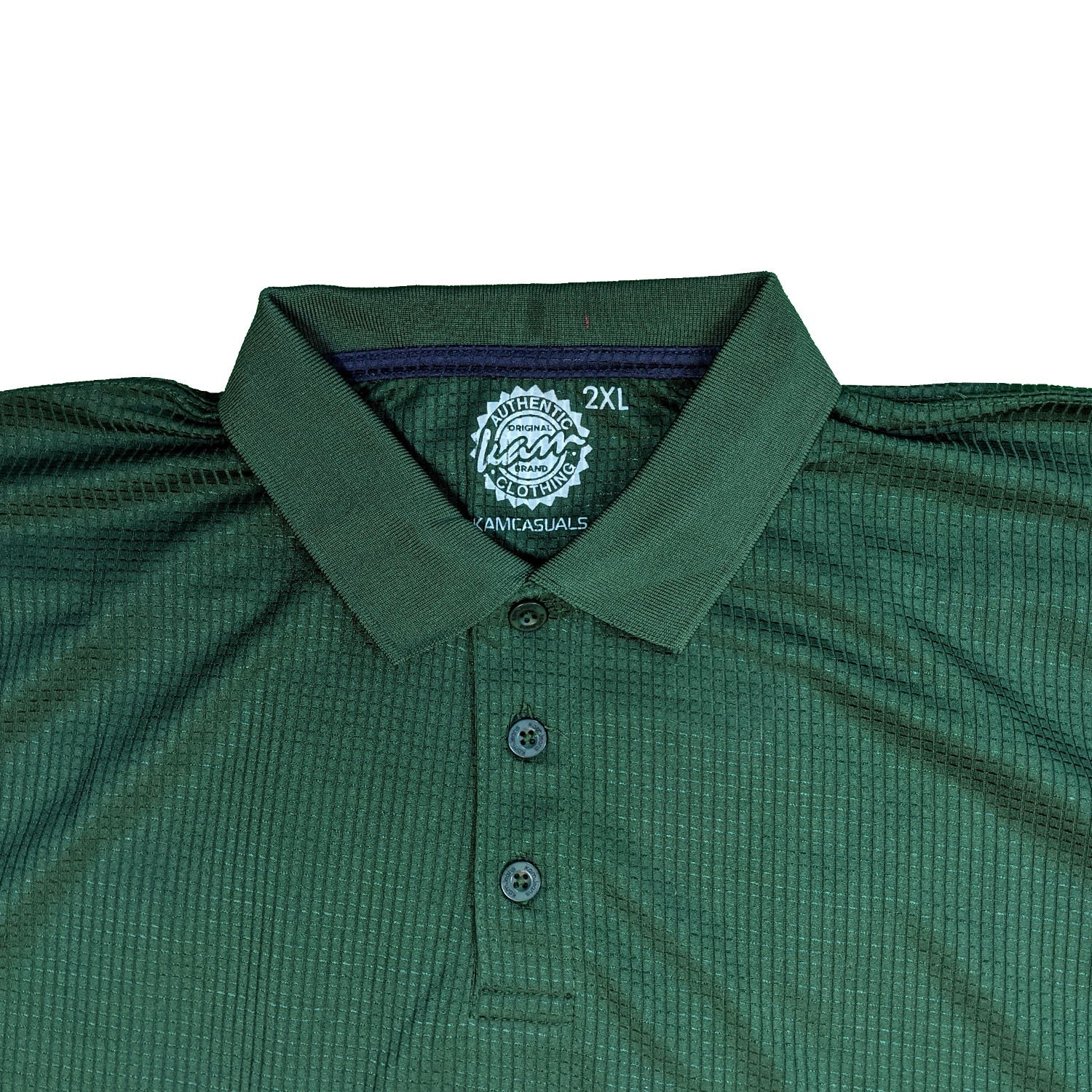 Kam Plain Mesh Polo - KBS 5401 - Forest 2
