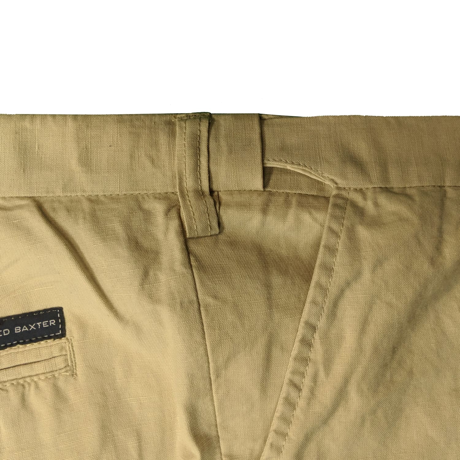 Ed Baxter Linen Trousers - EB316 - Beige 5