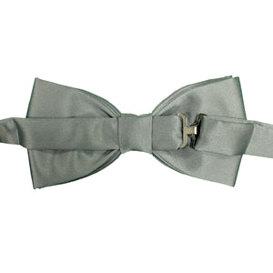 Folkespeare Bow Tie & Pocket Square Set - BK0030 - Silver Grey 3
