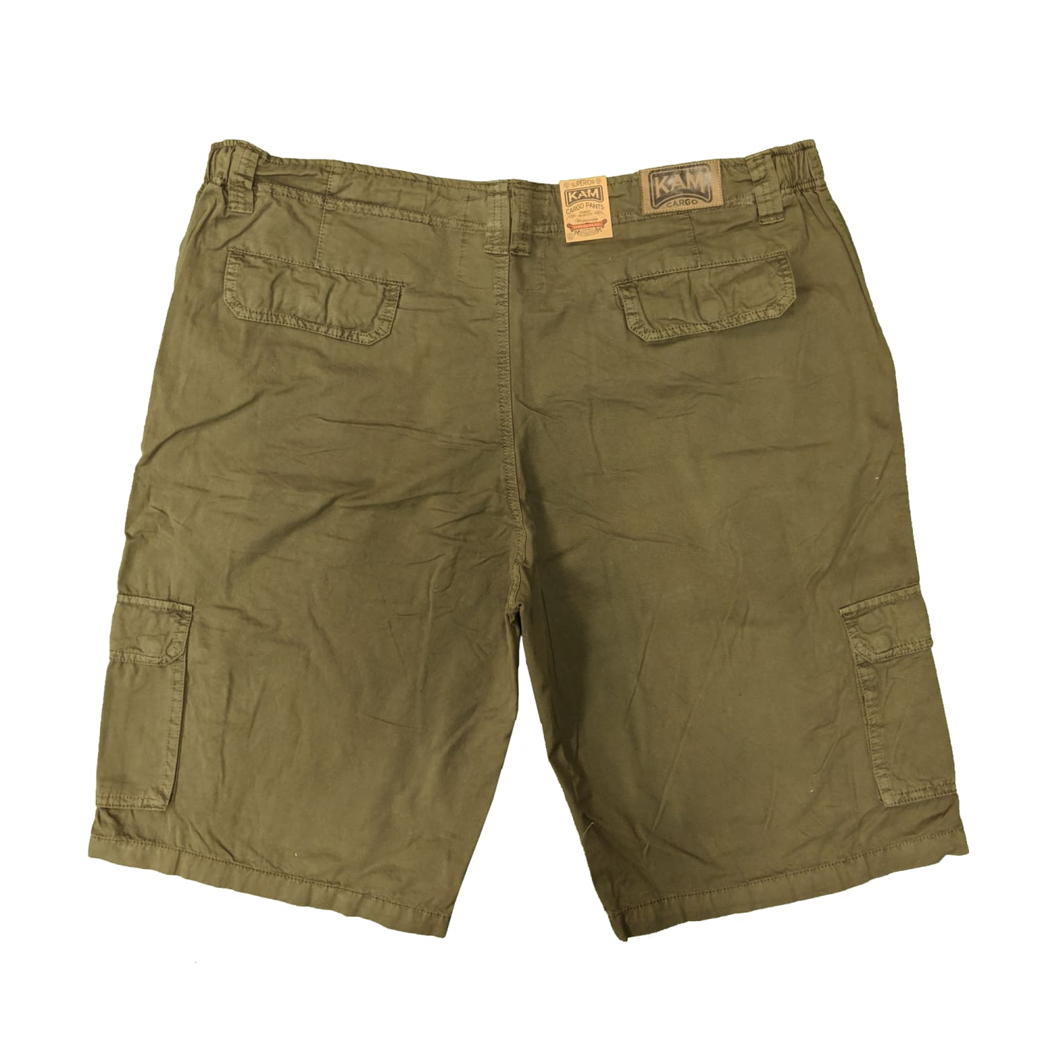 Kam Cargo Twill Shorts - KBS 388 - Khaki 2