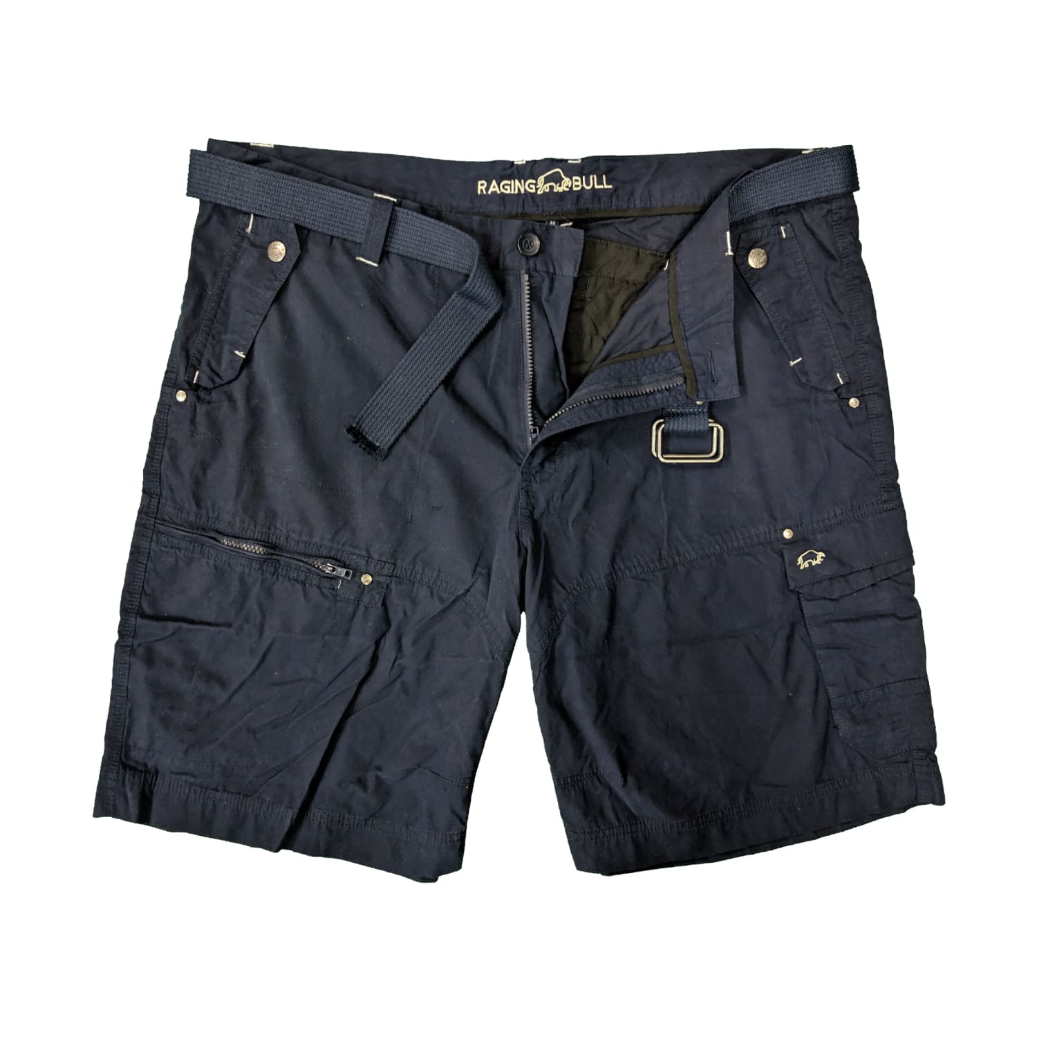 Raging Bull Contemporary Cargo Shorts - SS1347 - Navy 1