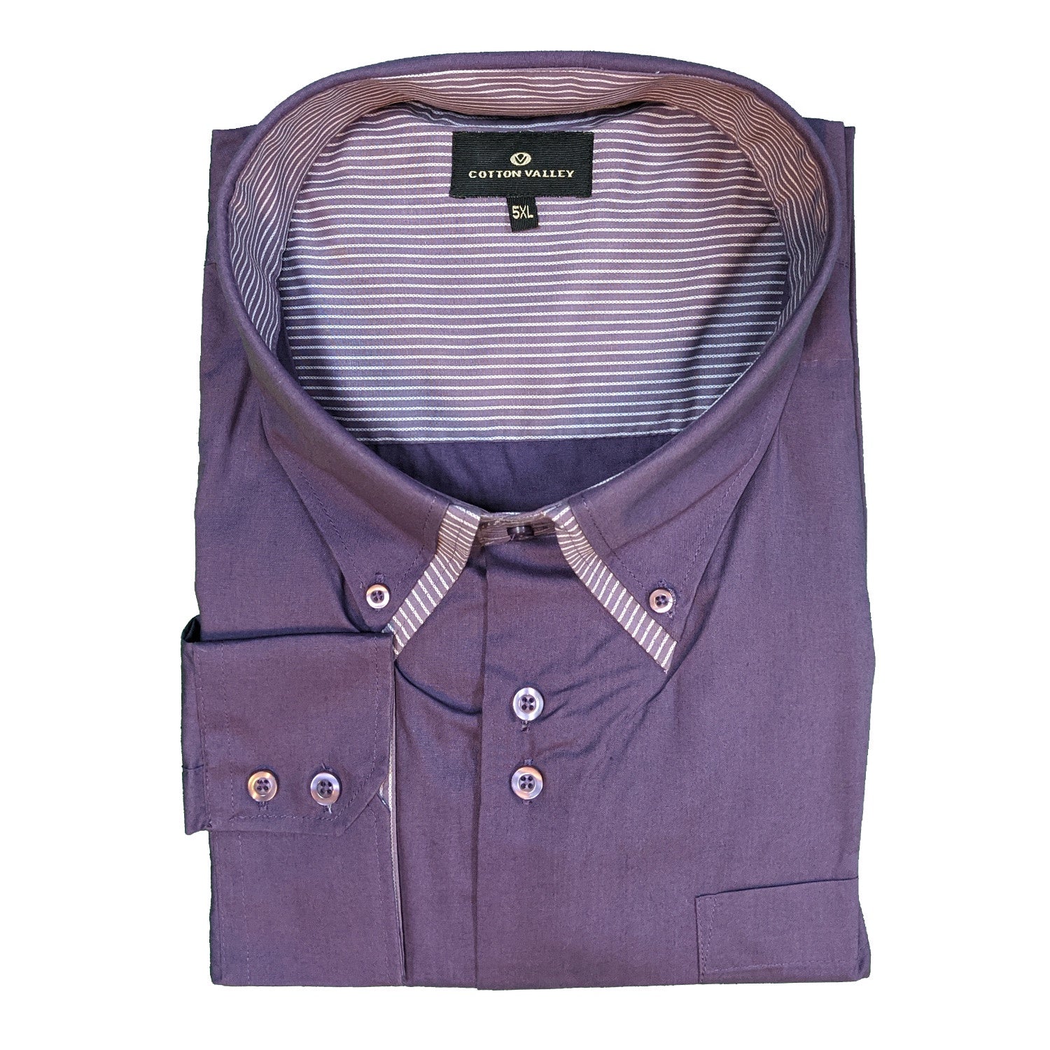Cotton Valley L/S Shirt - 15543 - Purple