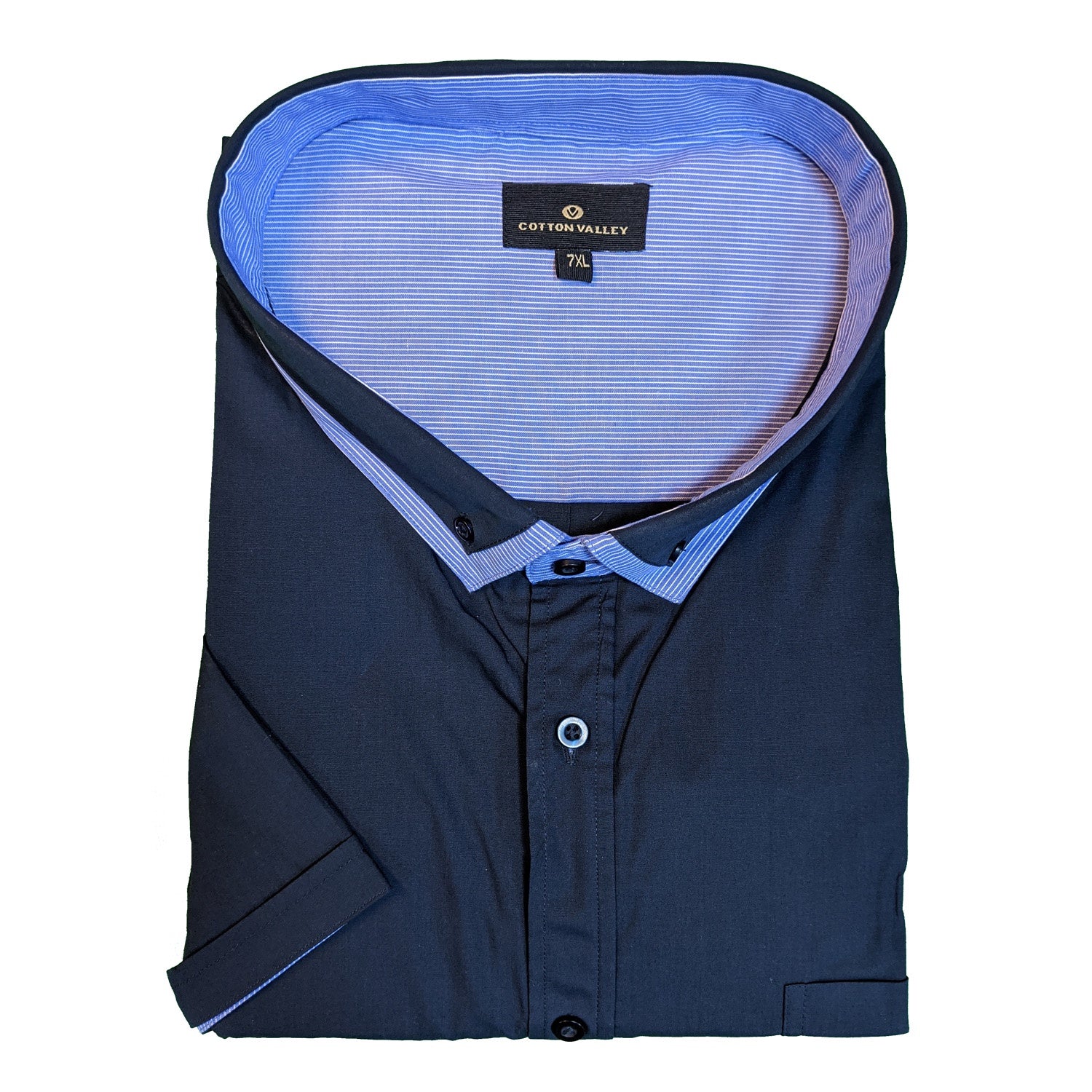 Cotton Valley S/S Shirt - 14153 - Navy