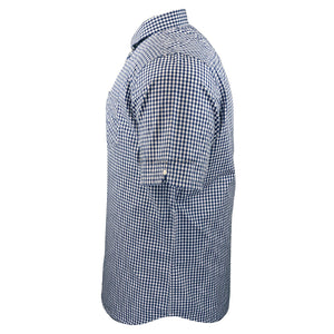 Ben Sherman Signature Core Gingham S/S Shirt - 0059142IL - Dark Blue 4