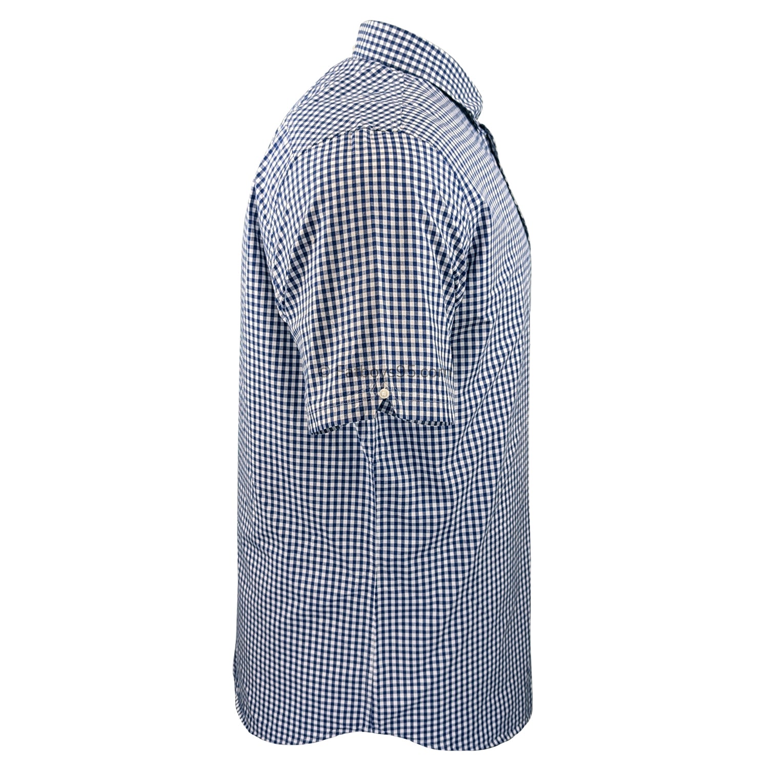 Ben Sherman Signature Core Gingham S/S Shirt - 0059142IL - Dark Blue 5