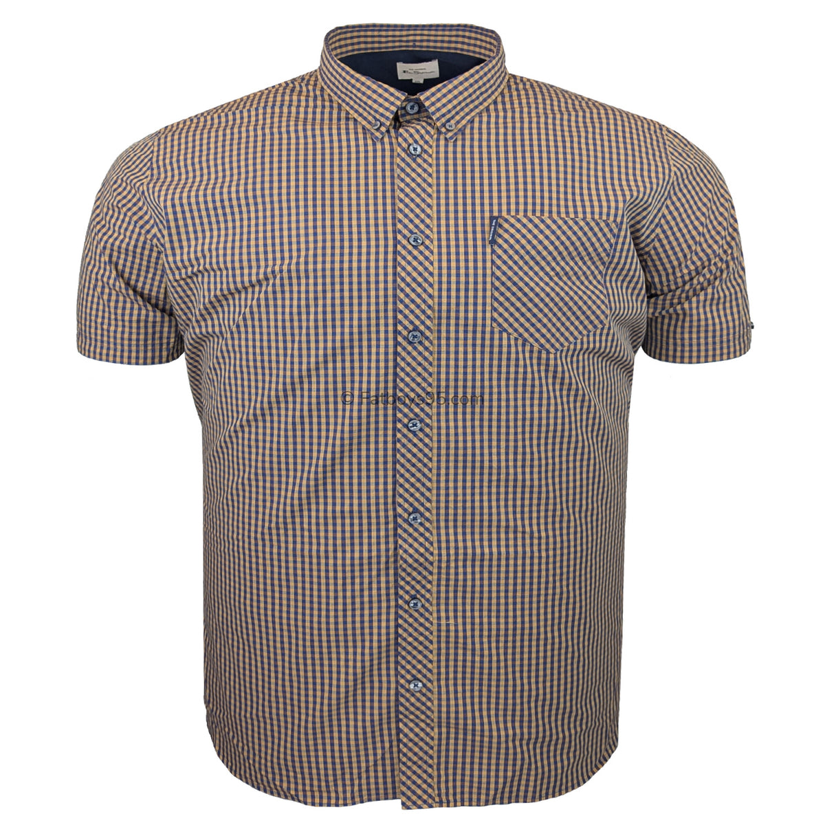 Ben Sherman S/S Shirt - 0059142IL - Ochre 1