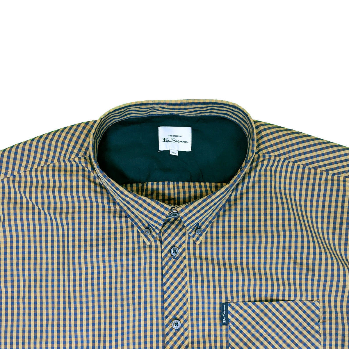 Ben Sherman S/S Shirt - 0059142IL - Ochre