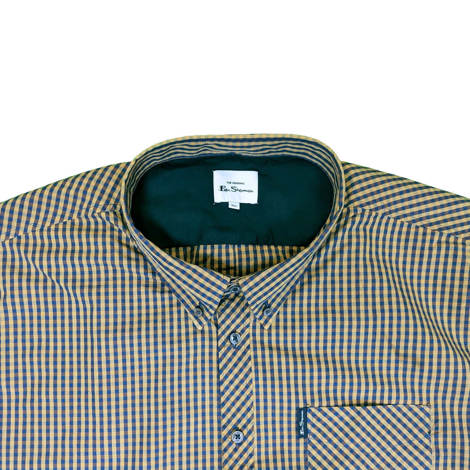 Ben Sherman S/S Shirt - 0059142IL - Ochre