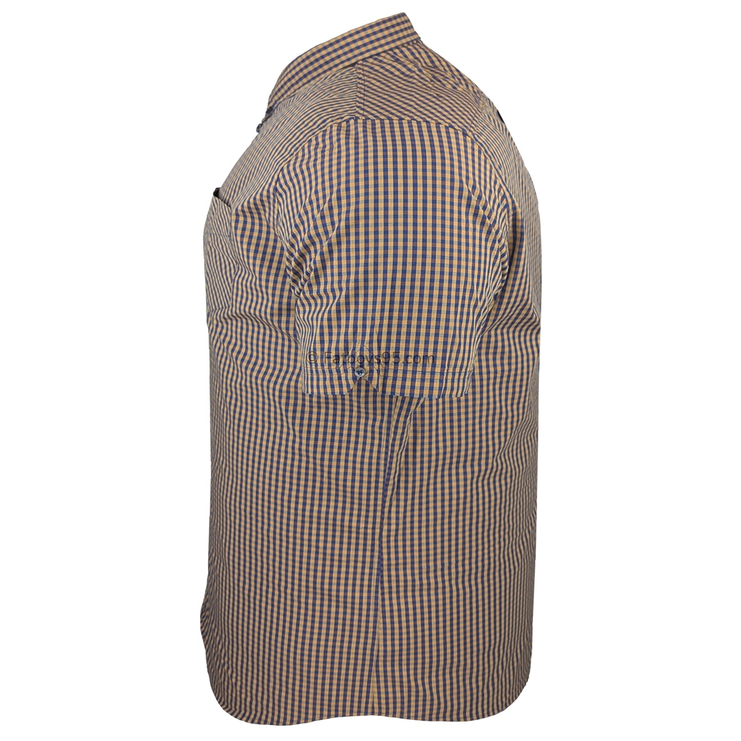 Ben Sherman S/S Shirt - 0059142IL - Ochre 4