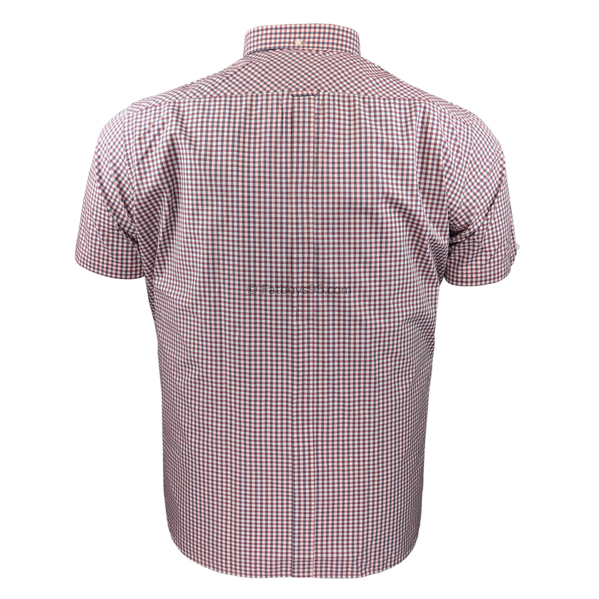Ben Sherman Signature Core Gingham S/S Shirt - 0059142IL - Scarlet 4