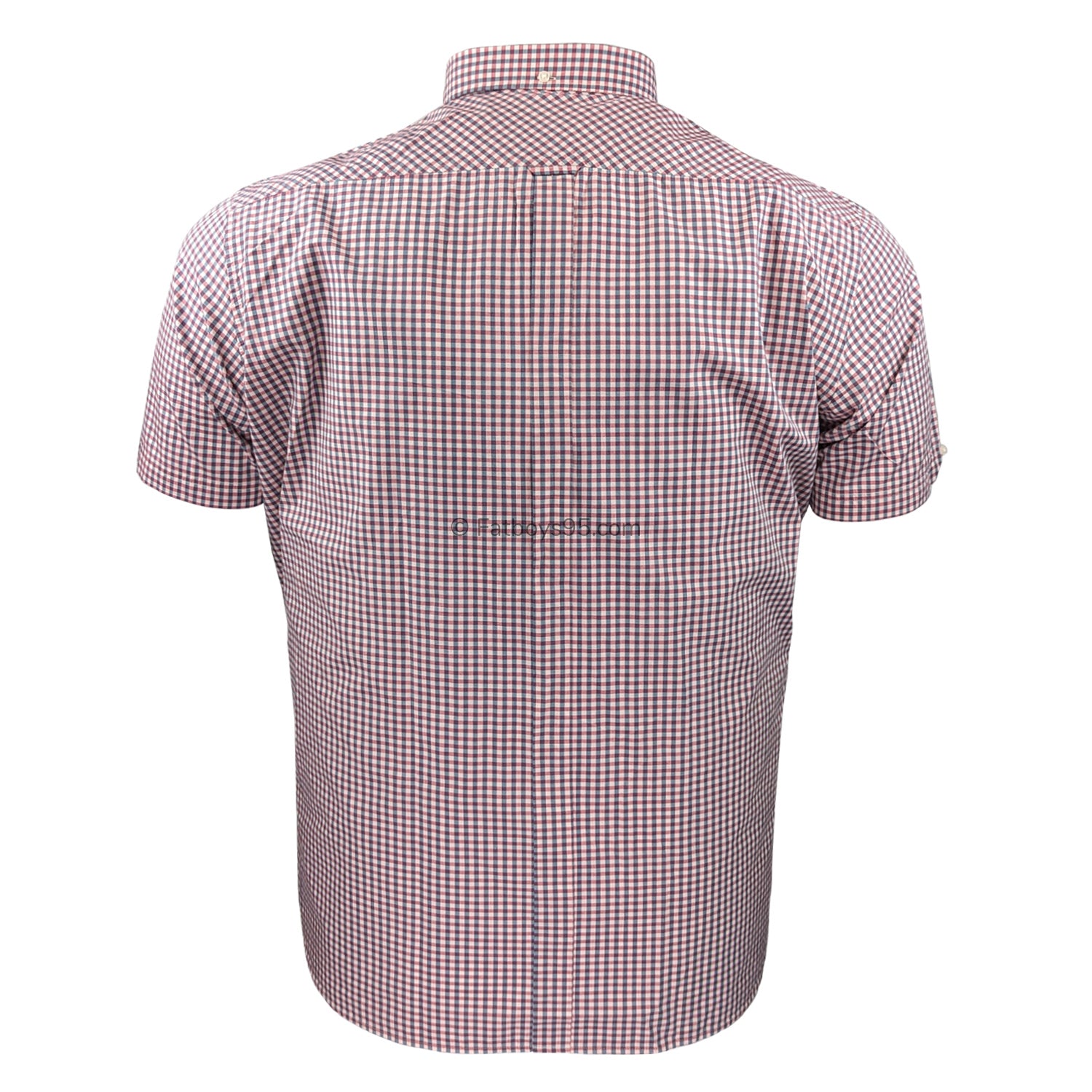 Ben Sherman Signature Core Gingham S/S Shirt - 0059142IL - Scarlet 4